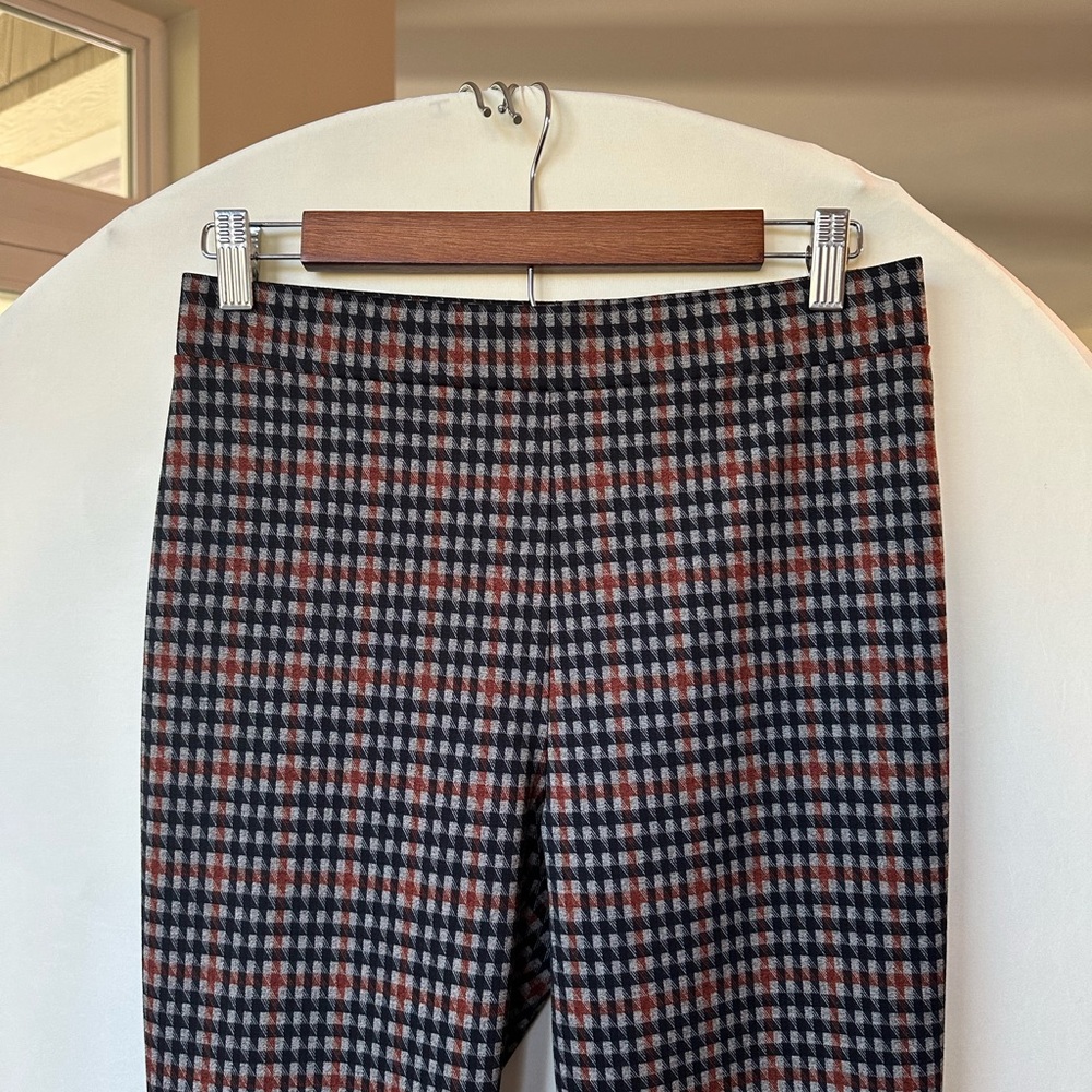 Sanctuary x Anthropologie Carnaby Kick Houndstooth Cropped Pants size M - Picture 4 of 7